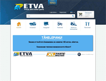 Tablet Screenshot of etva.ee
